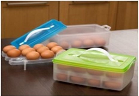 GK1203  Two Layers Egg Storage Box