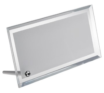 GK1469  Long Narrow Crystal Glass Photo Frame 