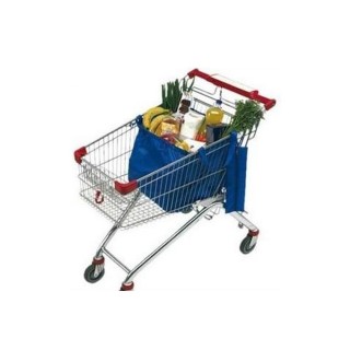 GK1639  Royal Blue Foldable Shopping Cart Bag