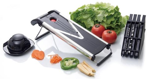 GK1902  S/S Super V Slicer With Nonstick Coating