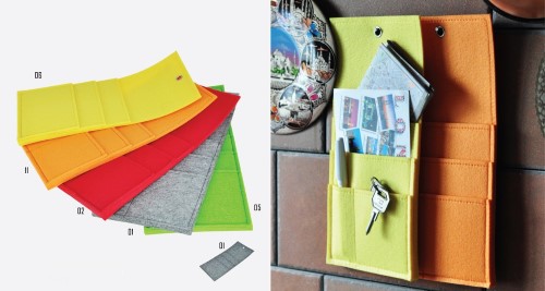 GK2281  Felt Hanging Organizer