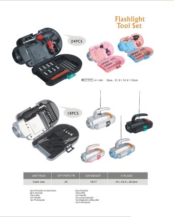 GK2430  Flash Light Tools Set
